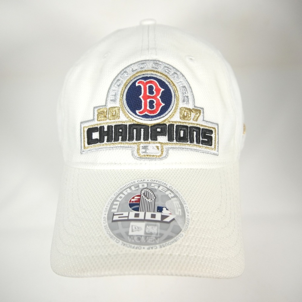 Vintage 07 Boston Red Sox World Series Champions New Era Hat White Adjustable